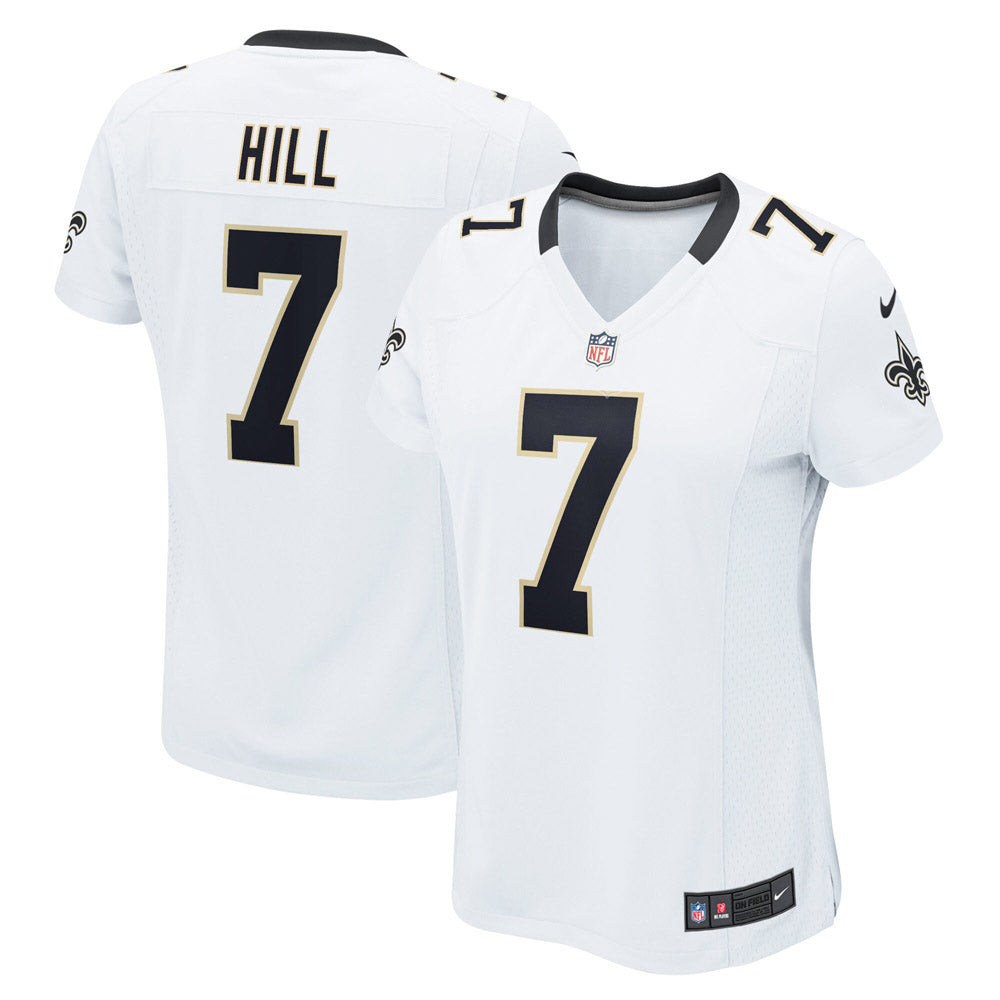 Women's New Orleans Saints Taysom Hill Game Jersey White