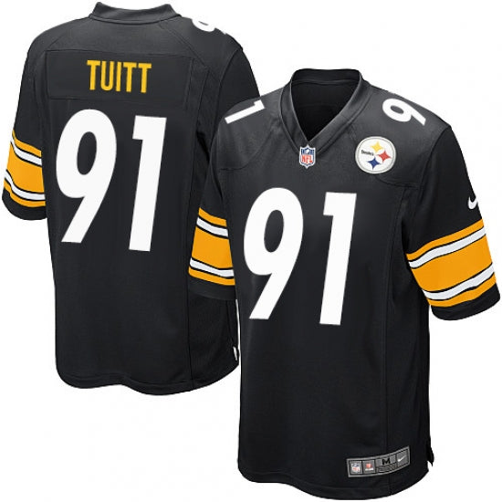 Men's Pittsburgh Steelers Stephon Tuitt Game Jersey Black